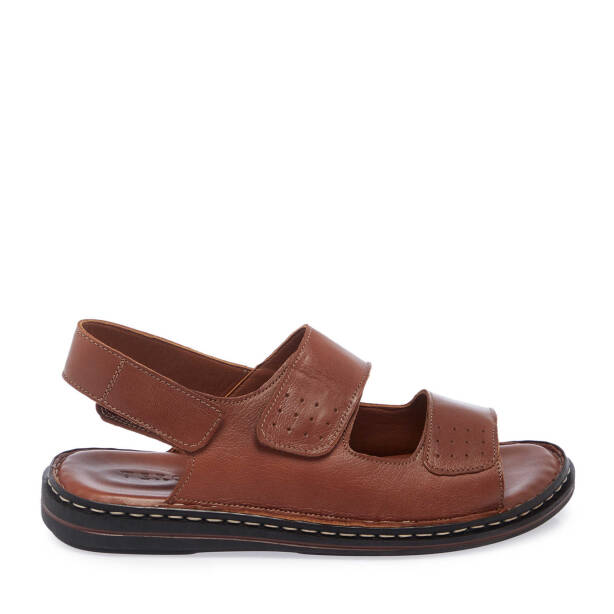 Taba Hakiki Deri Erkek Sandalet - E25Y1SN57151-A29 - 3