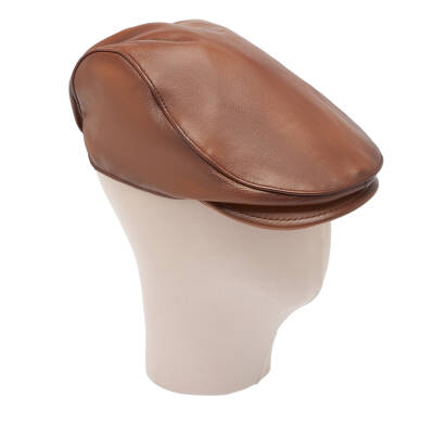 Taba Deri Erkek Şapka - S1SPK0330005-R46 - 1