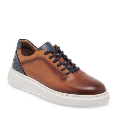  Taba Deri Erkek Sneaker - E23I1AY56200-A37 