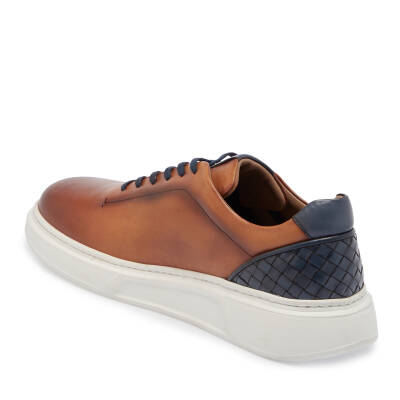  Taba Deri Erkek Sneaker - E23I1AY56200-A37 - 2