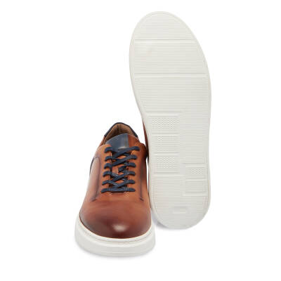  Taba Deri Erkek Sneaker - E23I1AY56200-A37 - 4