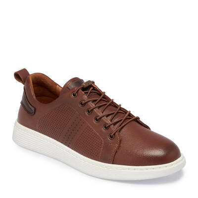  Taba Deri Erkek Sneaker - E24I1AY56608-A29 