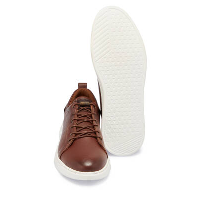  Taba Deri Erkek Sneaker - E24I1AY56608-A29 - 4