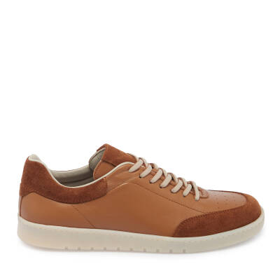  Taba Deri Erkek Sneaker - E24I1AY56687-A29 - 3