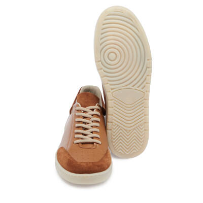  Taba Deri Erkek Sneaker - E24I1AY56687-A29 - 4