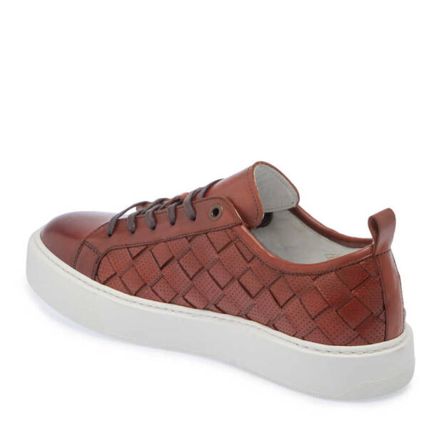 Taba Deri Erkek Sneaker - E24I1AY56702-X12 - 2