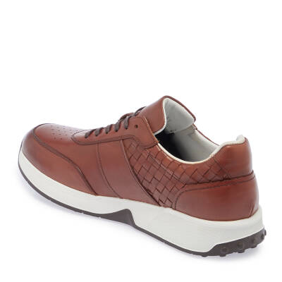  Taba Deri Erkek Sneaker - E24I1AY56708-A37 - 2