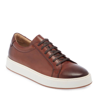  Taba Deri Erkek Sneaker - E24I1AY56720-A37 