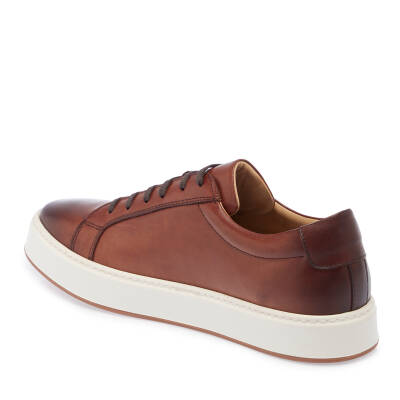  Taba Deri Erkek Sneaker - E24I1AY56720-A37 - 2