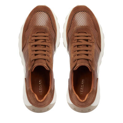 Taba Deri Erkek Sneaker - E24I1AY56733-K59 - 5