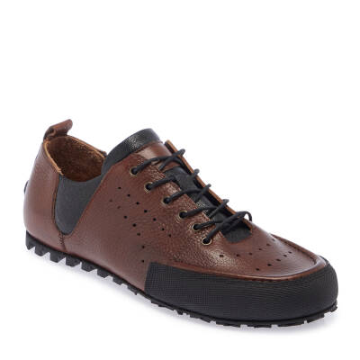 Taba Deri Erkek Sneaker - E24I1AY56753-A29 