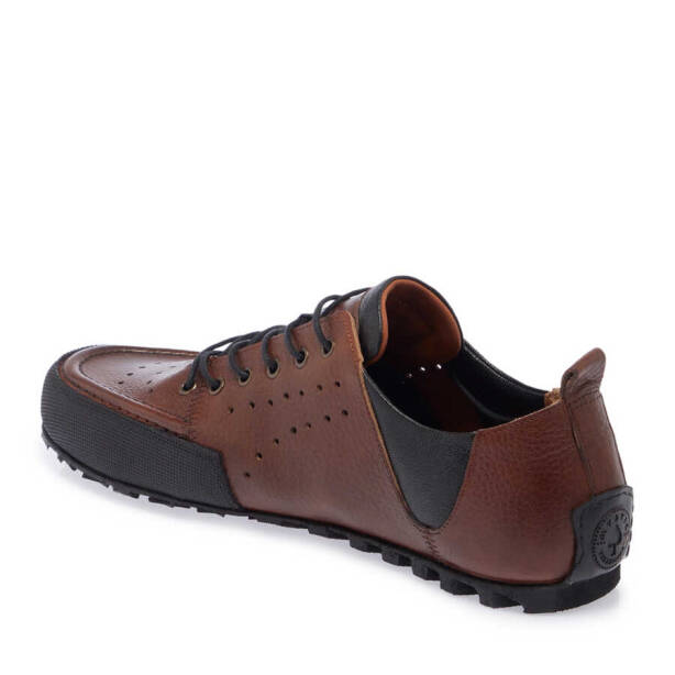 Taba Deri Erkek Sneaker - E24I1AY56753-A29 - 2