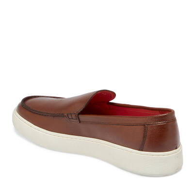  Taba Deri Erkek Sneaker - E24I1AY56832-B67 - 2