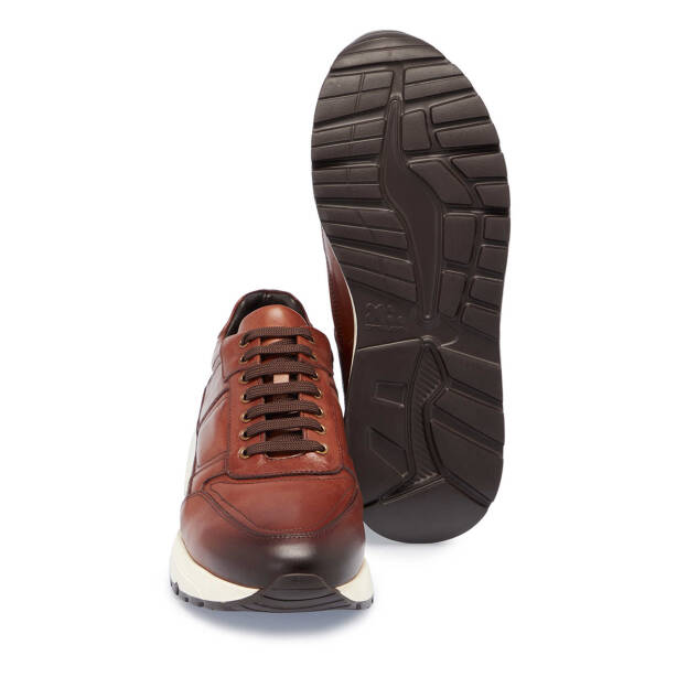 Taba Deri Erkek Sneaker - E24S1AY56974-X12 - 4