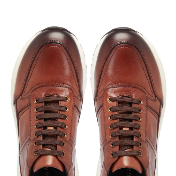 Taba Deri Erkek Sneaker - E24S1AY56974-X12 - 5