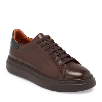 Taba Deri Erkek Sneaker - E24S1AY57067-A37 