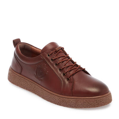 Taba Deri Erkek Sneaker - E25I1AY57166-A29 