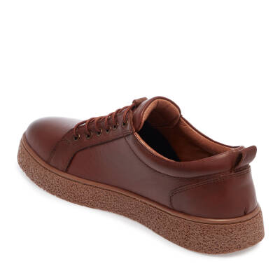 Taba Deri Erkek Sneaker - E25I1AY57166-A29 - 2