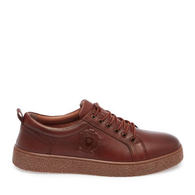 Taba Deri Erkek Sneaker - E25I1AY57166-A29 - 3