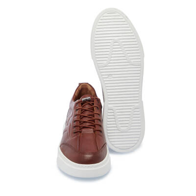Taba Deri Erkek Sneaker - E25I1AY57167-A29 - 4
