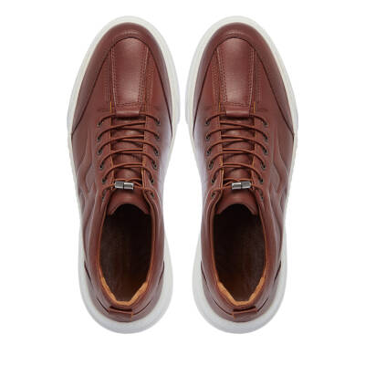 Taba Deri Erkek Sneaker - E25I1AY57167-A29 - 5