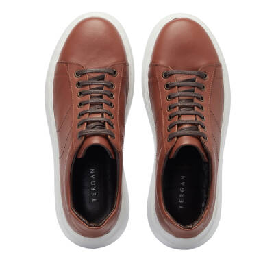 Taba Deri Erkek Sneaker - E25I1AY57222-A29 - 5