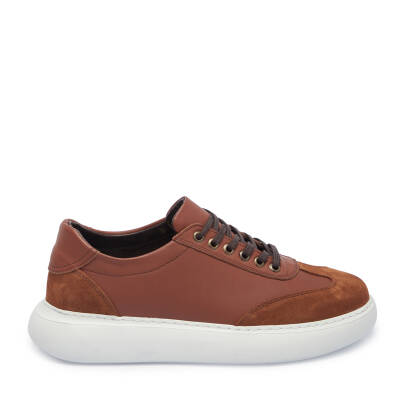 Taba Deri Erkek Sneaker - E25I1AY57223-A29 - 3
