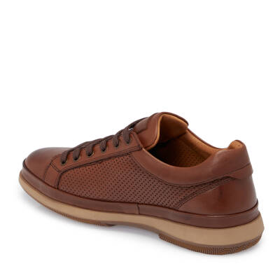 Taba Deri Erkek Sneaker - E25I1AY57274-A29 - 2