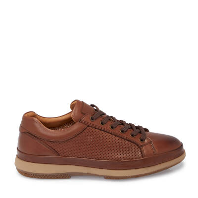 Taba Deri Erkek Sneaker - E25I1AY57274-A29 - 3