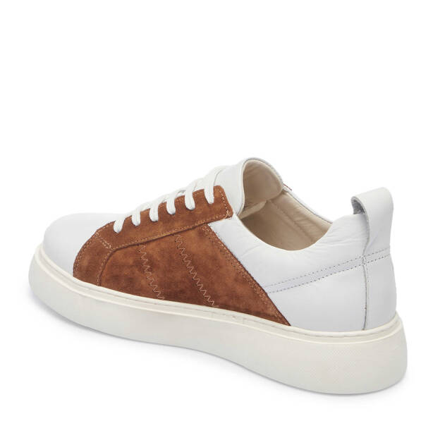 Taba Deri Erkek Sneaker - E25I1AY57283-A29 - 2
