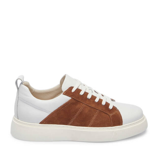 Taba Deri Erkek Sneaker - E25I1AY57283-A29 - 3