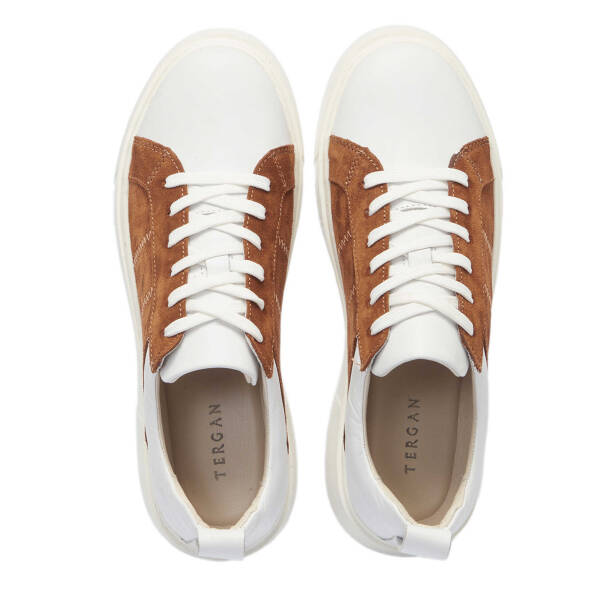 Taba Deri Erkek Sneaker - E25I1AY57283-A29 - 5