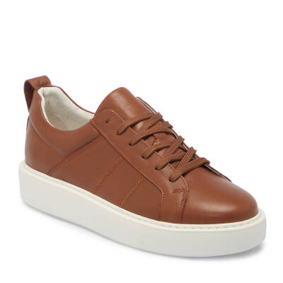 Taba Deri Erkek Sneaker - E25I1AY57299-A29 - 1
