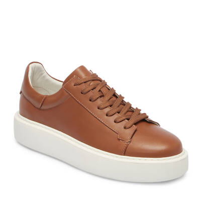 Taba Deri Erkek Sneaker - E25I1AY57300-A29 - 1