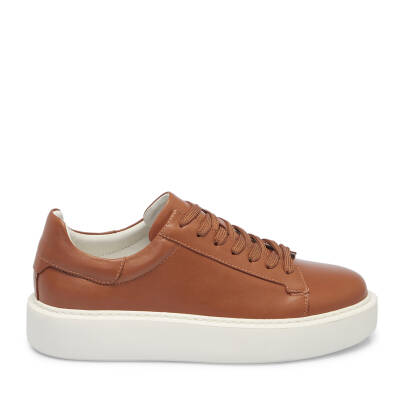 Taba Deri Erkek Sneaker - E25I1AY57300-A29 - 3