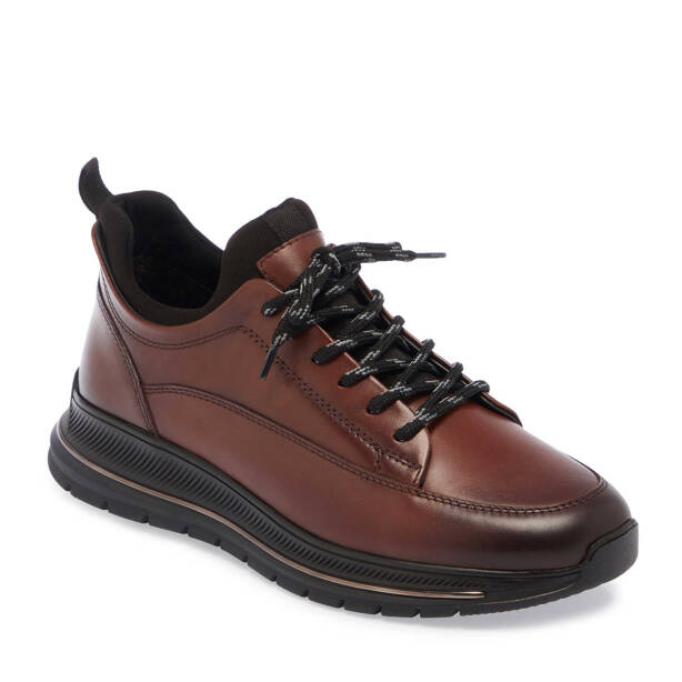 Taba Deri Erkek Sneaker - E25S1AY57386-A29 