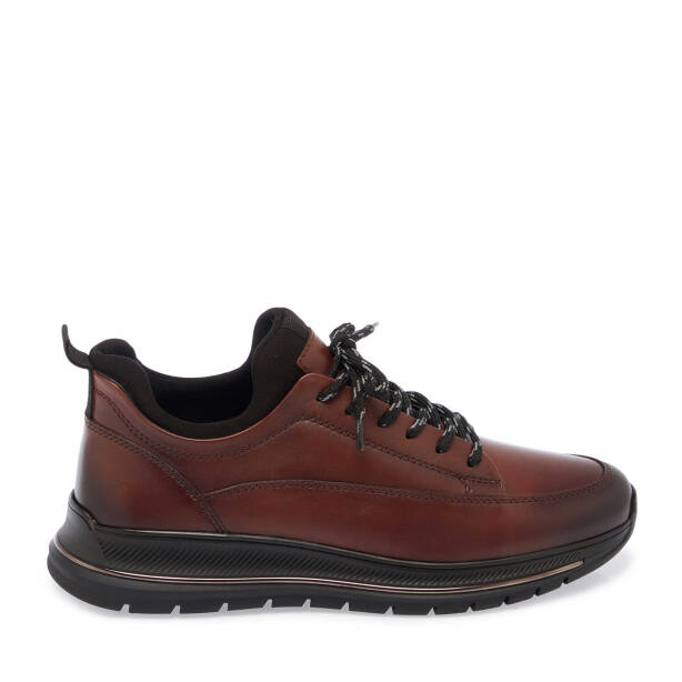 Taba Deri Erkek Sneaker - E25S1AY57386-A29 - 3