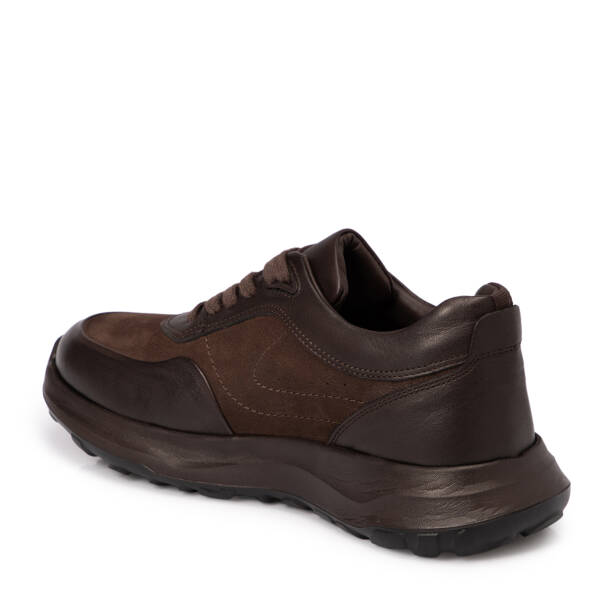 Taba Deri Erkek Sneaker - E25S1AY57439-G99 - 2