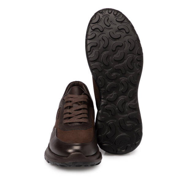 Taba Deri Erkek Sneaker - E25S1AY57439-G99 - 4