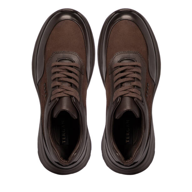 Taba Deri Erkek Sneaker - E25S1AY57439-G99 - 5