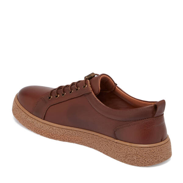 Taba Deri Erkek Sneaker - E25S1AY57525-A29 - 2