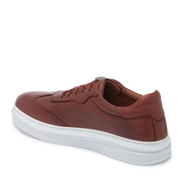 Taba Deri Erkek Sneaker - E25S1AY57526-A29 - 2