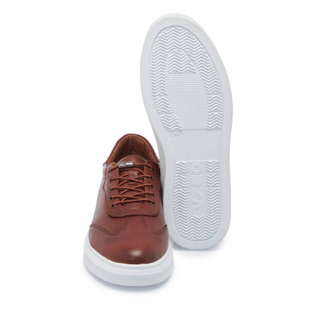 Taba Deri Erkek Sneaker - E25S1AY57526-A29 - 4