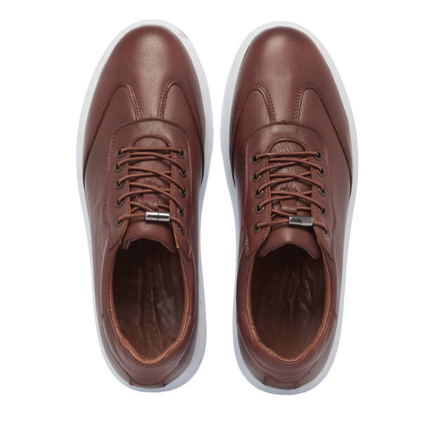Taba Deri Erkek Sneaker - E25S1AY57526-A29 - 5