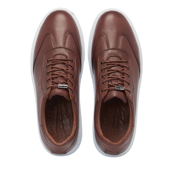 Taba Deri Erkek Sneaker - E25S1AY57526-A29 - 5