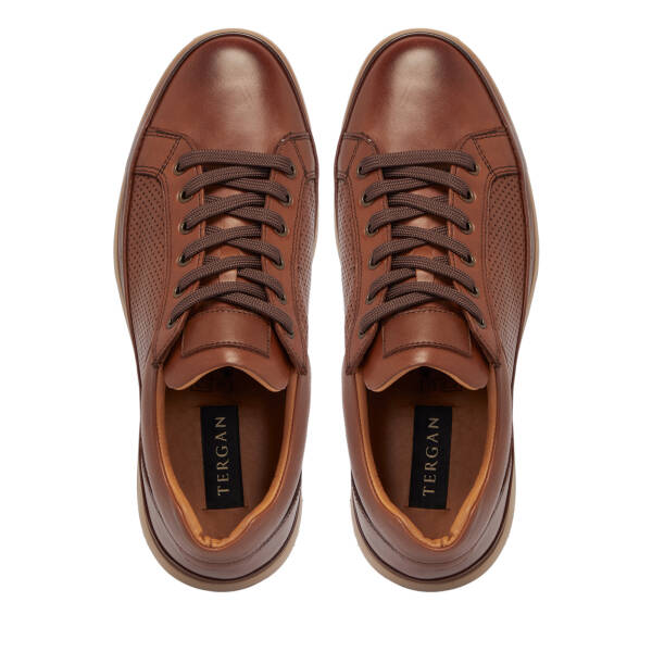 Taba Deri Erkek Sneaker - E25S1AY57541-A29 - 5
