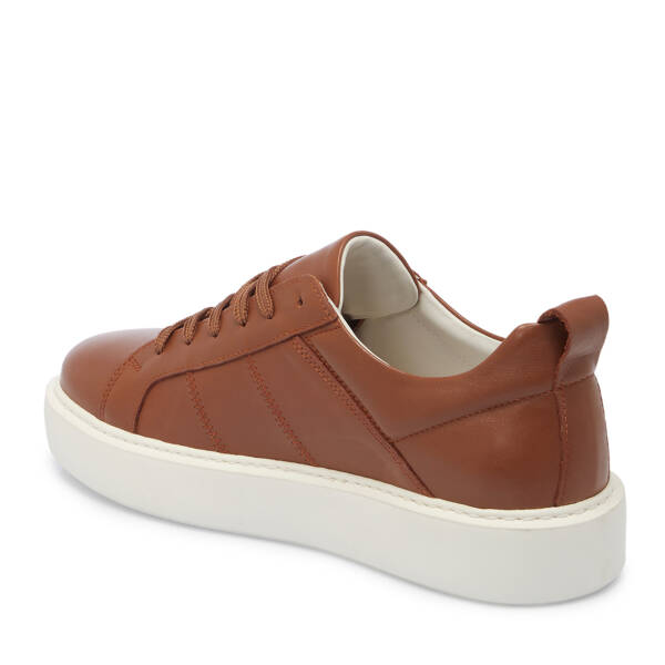 Taba Deri Erkek Sneaker - E25S1AY57545-A29 - 2