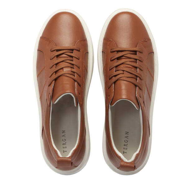Taba Deri Erkek Sneaker - E25S1AY57545-A29 - 5