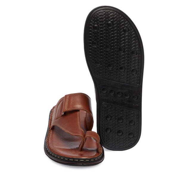 Taba Hakiki Deri Erkek Terlik - E25Y1TR57152-A29 - 4