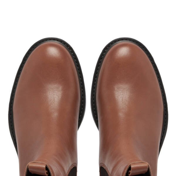 Taba Deri Kadın Bot - K23K1BT67036-F83 - 5